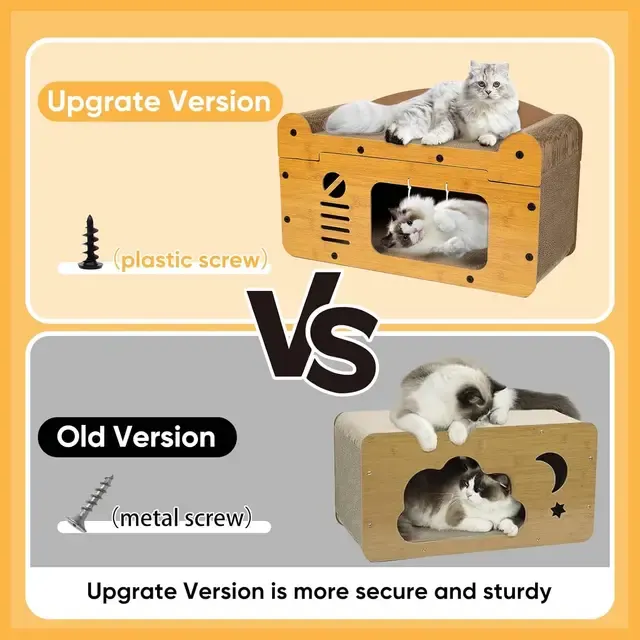 Katzen-Kratzhaus aus Pappe 4