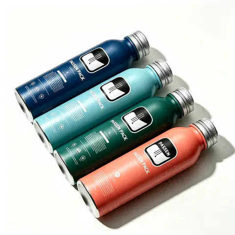 Leichte Aluminium-Trinkflasche für Fitness, 50–1000 ml