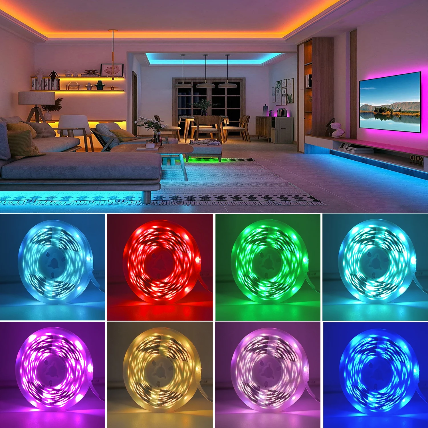 RGB-LED-Streifenlicht mit App-Steuerung 2