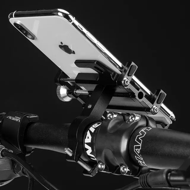 Aluminium-Fahrrad-Handyhalter verstellbar 360 Grad 2