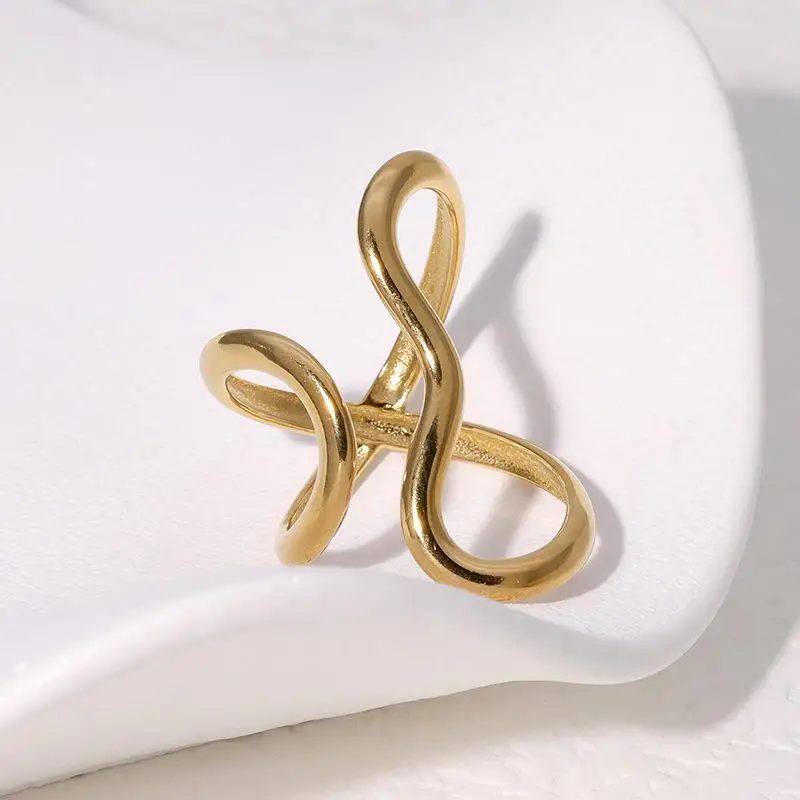 Edelstahlring offen 4