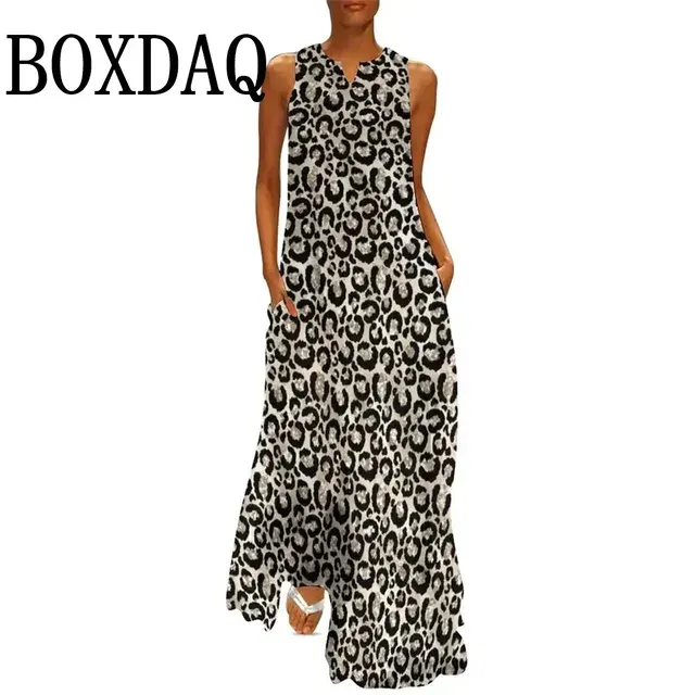 Sommerkleid mit Leopardenmuster 2