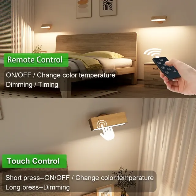wiederaufladbare LED-Wandleuchte 4