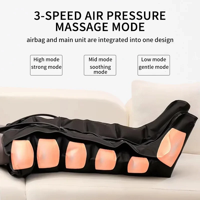 Luftdruck-Beinmassagegerät mit Fernbedienung 3