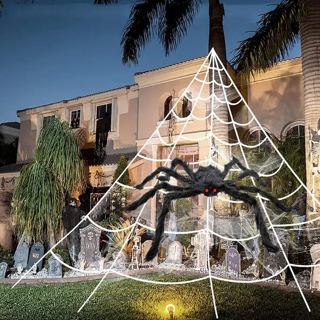 Halloween-Spinnennetz 2