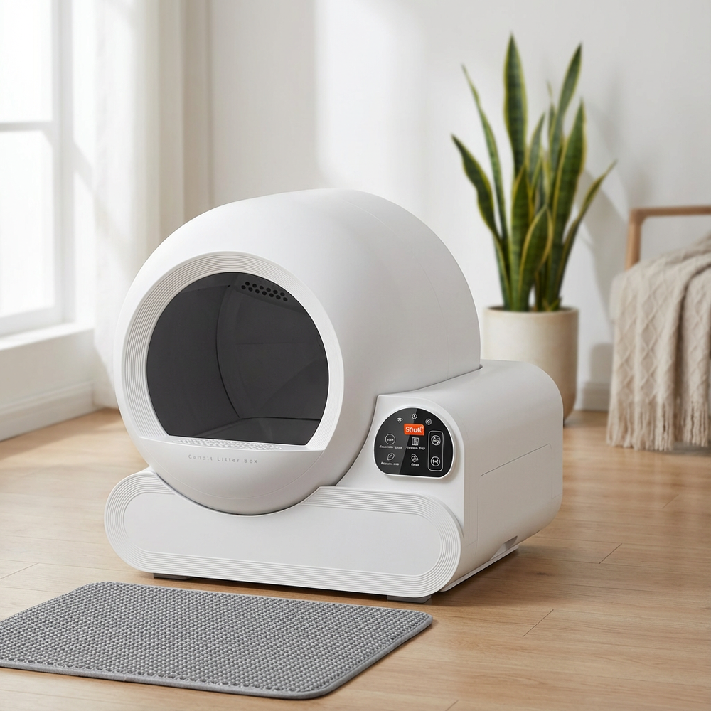 Automatische Katzentoilette 70L mit App-Steuerung