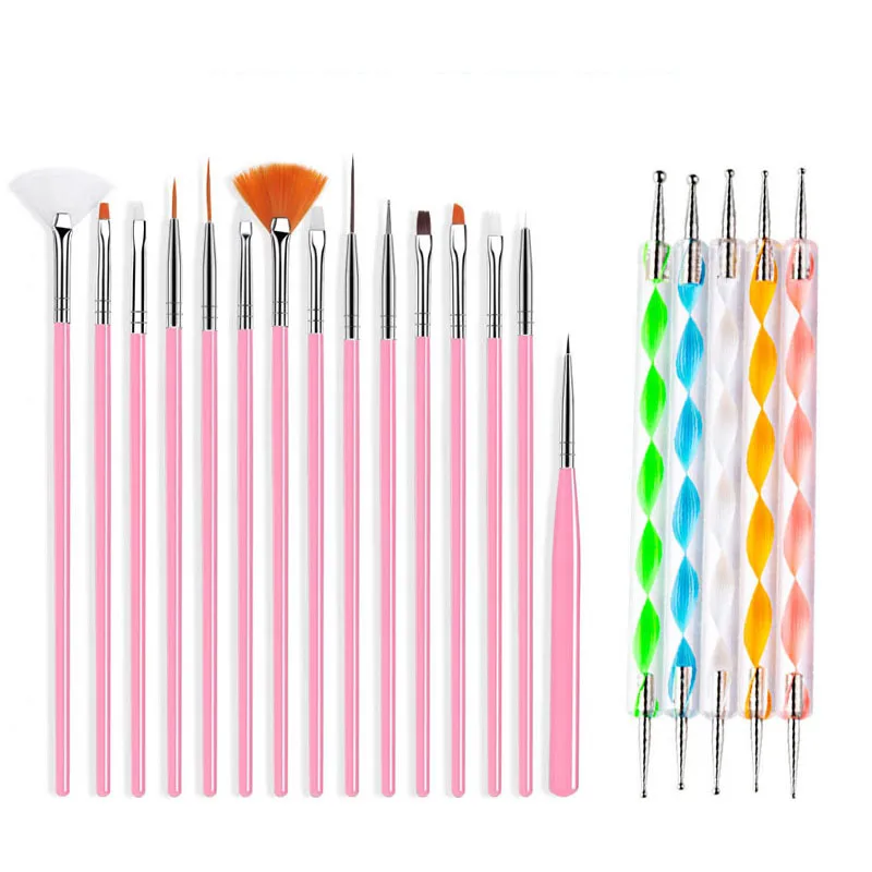 15-teiliges Nagelkunst-Pinselset für UV-Gel 3