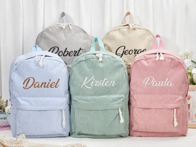 Bestickter Kinder-Schulrucksack mit Namen 4