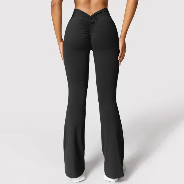 High-Waist-Push-up-Sportleggings mit V-Rücken 3