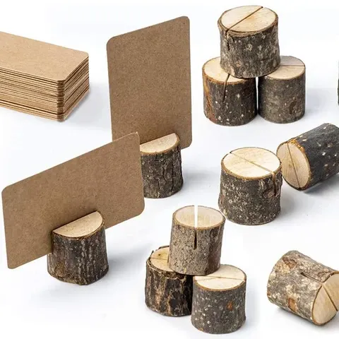 Holz-Tischkartenhalter