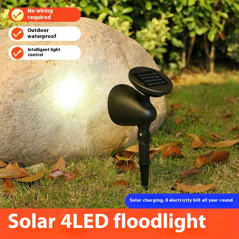 Wasserdichte Solar-Gartenleuchte Landschaftslicht