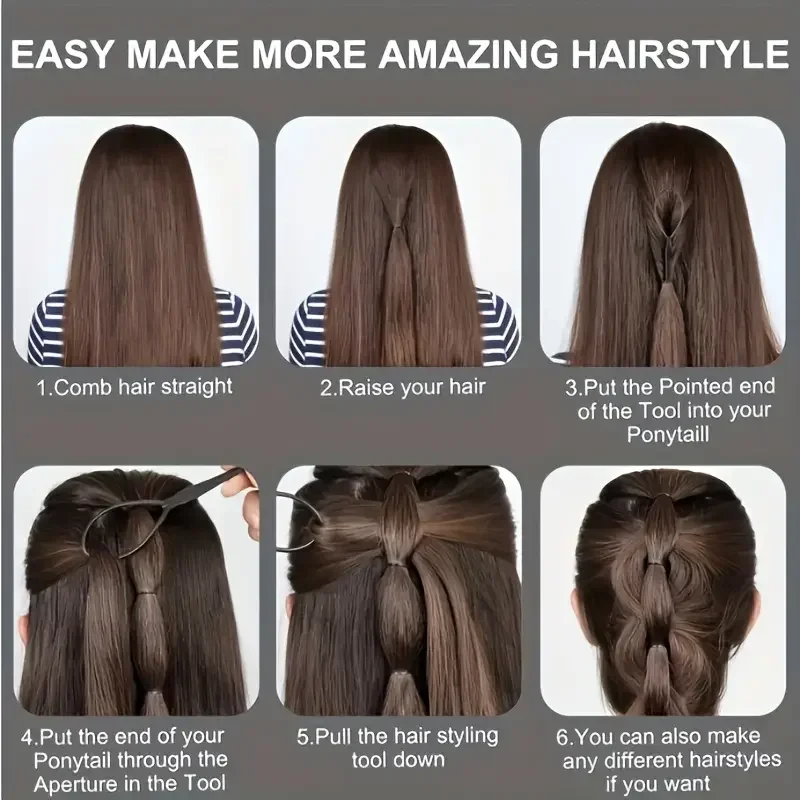 Haarstyling-Set mit Sprühflasche, 6-teilig 4