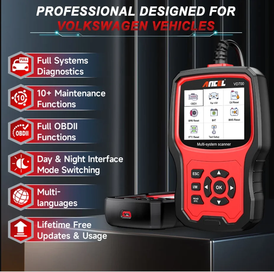 OBD2-Diagnose-Scan-Tool, Vollsystem-Codeleser 2
