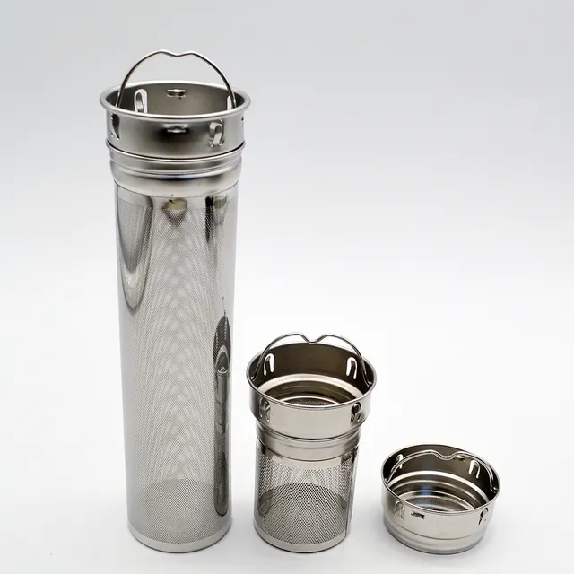 Sport-Glasflasche mit Edelstahl-Fruchteinsatz 4