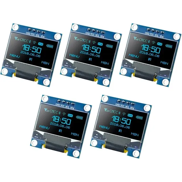 0,96 Zoll OLED-Displaymodul I2C, 5er-Set 3
