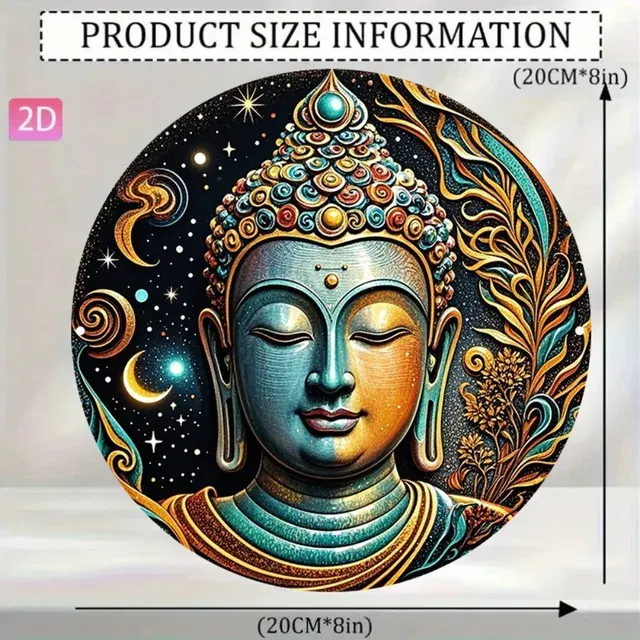 Buddha-Aluminium-Wandkunst 4