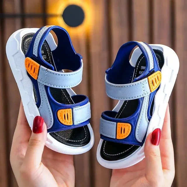 Einfarbige Sommer-Sandalen für Kleinkinder 2