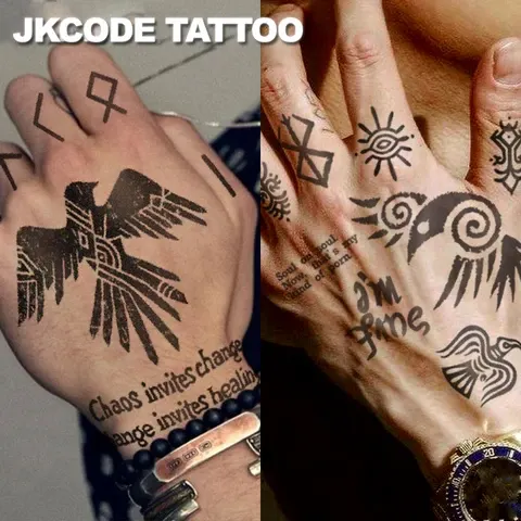 temporäres Tattoo
