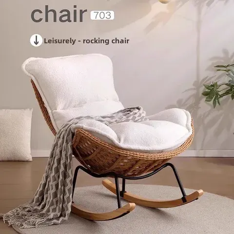 Outdoor-Rattan-Liegestuhl