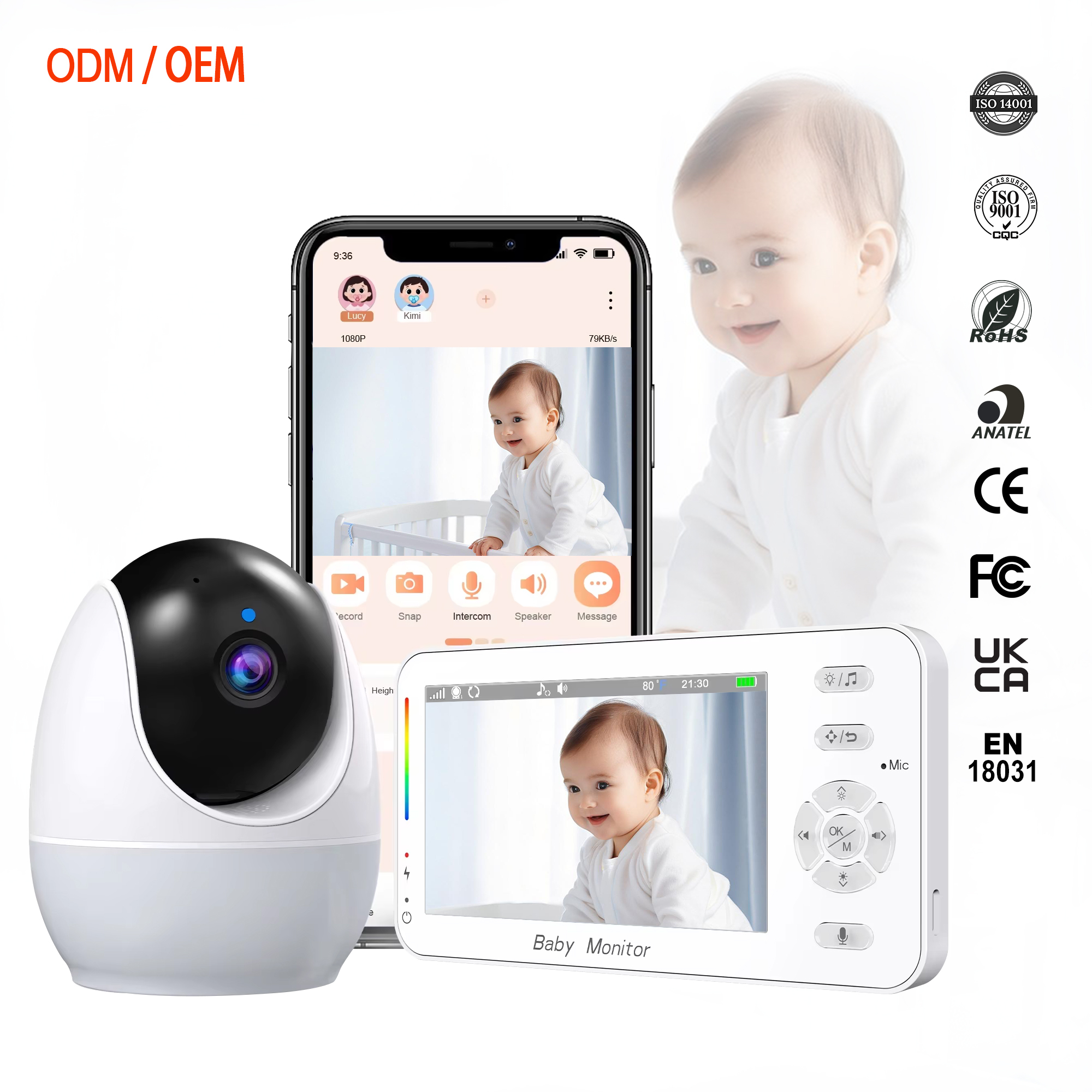 Babyphone mit Kamera