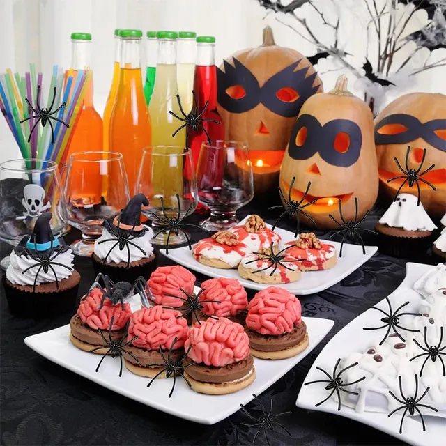 Plastik-Halloween-Spinnen 2