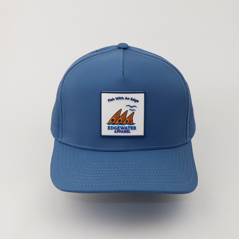 Wasserdichte Angelcap mit PVC-Logo 3