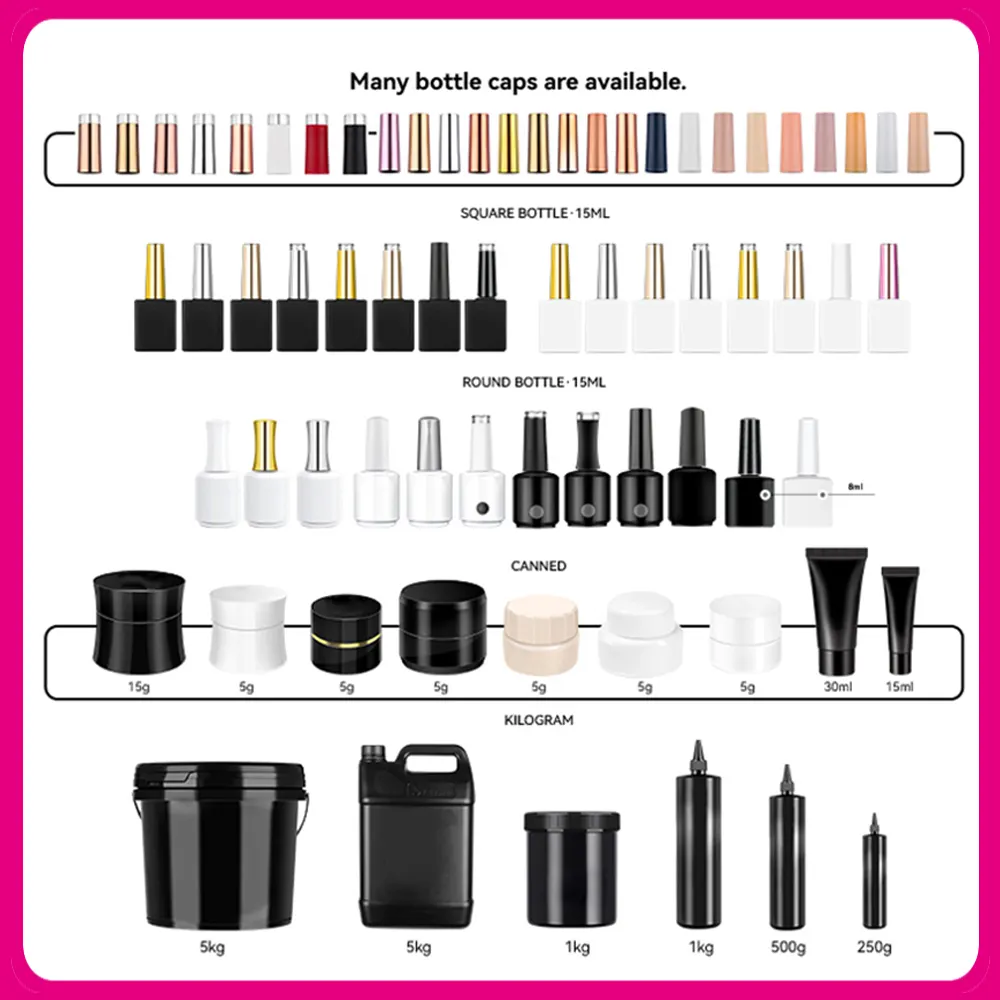 Glitzer Soak-Off UV Gel Nagellack HEMA-frei 4