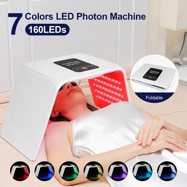 Faltbare 7-Farben LED-Gesichtsmaske 2