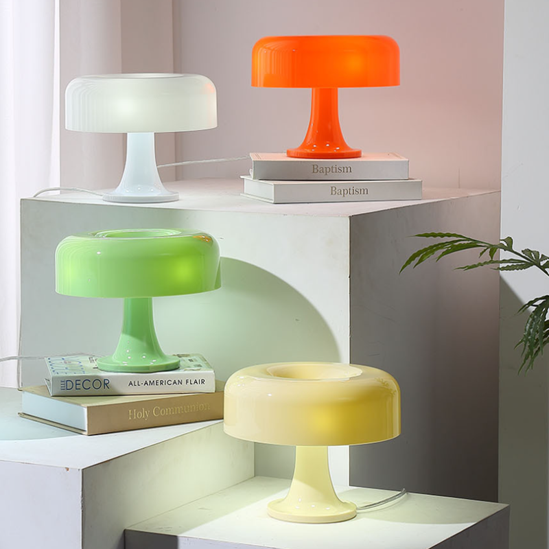 Dänische ABS Pilz LED Tischlampe USB