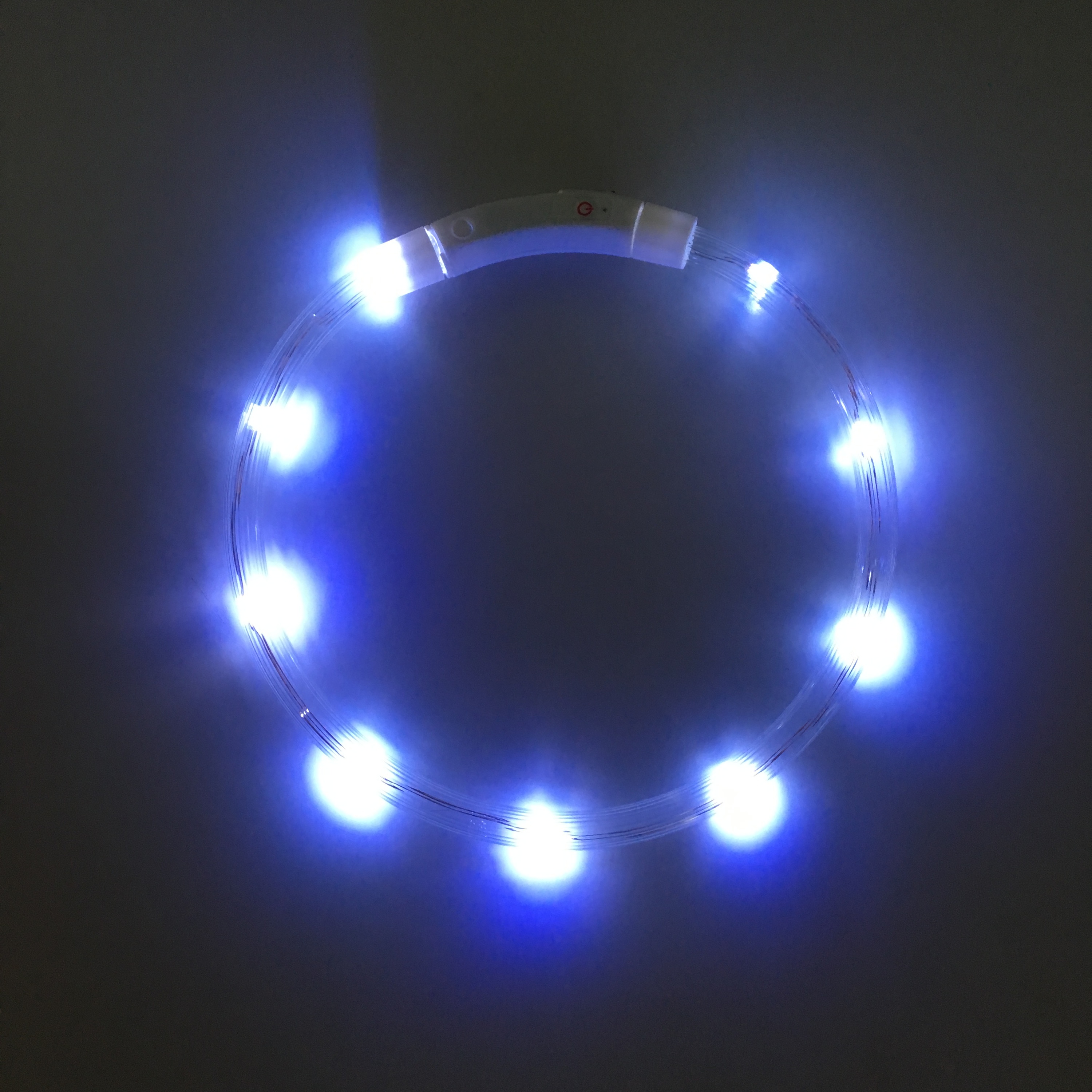 Ökologisches LED-Hundehalsband mit USB-Aufladung 4