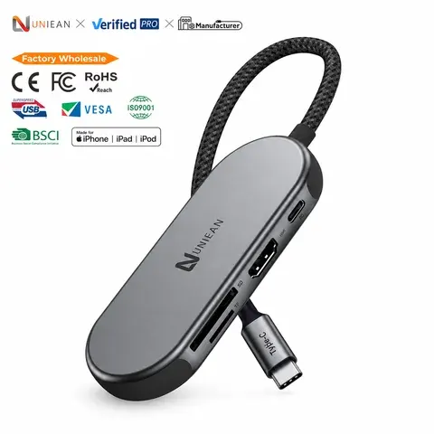 7-in-1 USB-C Hub mit 4K-HDMI und 100W