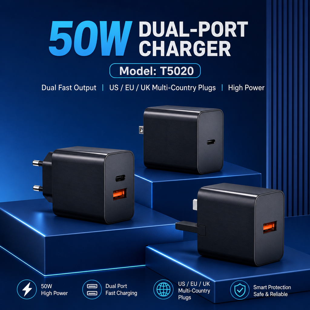 65W GaN USB-C Schnellladegerät Reise 4