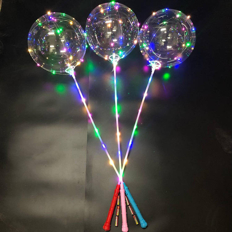 Handgehaltene LED Bobo Ballons mit Griff