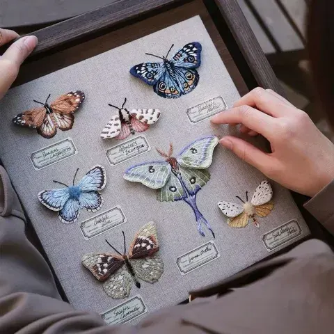 3D-Schmetterling-Stickset