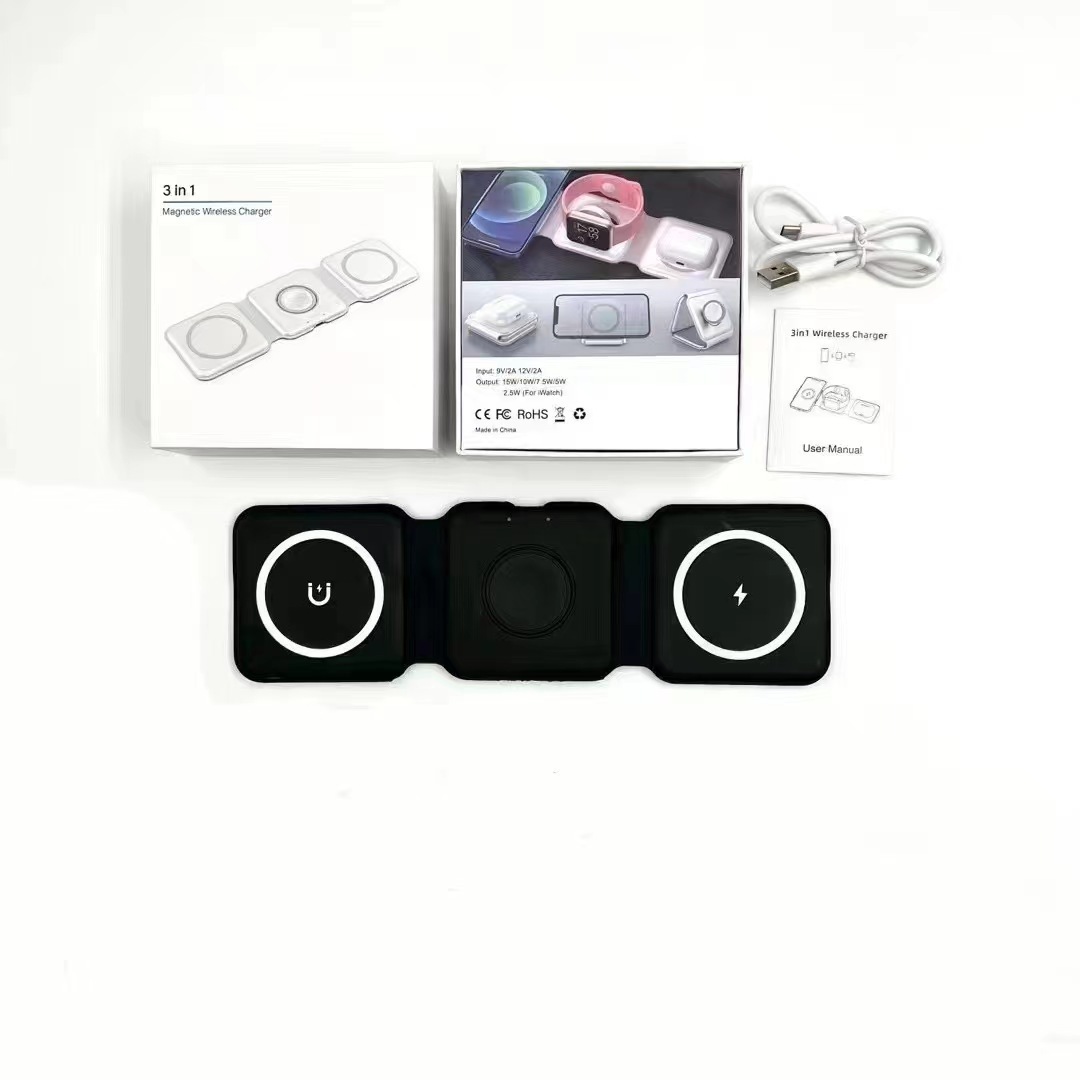 15W Magnet-Ladestation für Handy und Ohrhörer 2