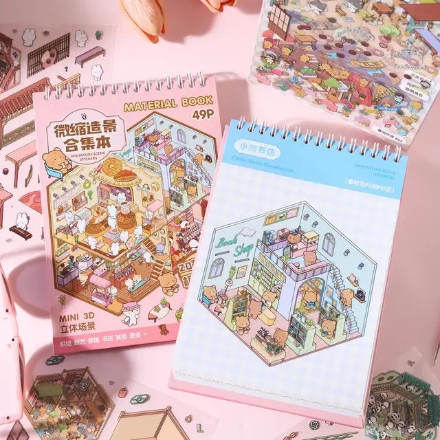3D-Stickerbuch 3
