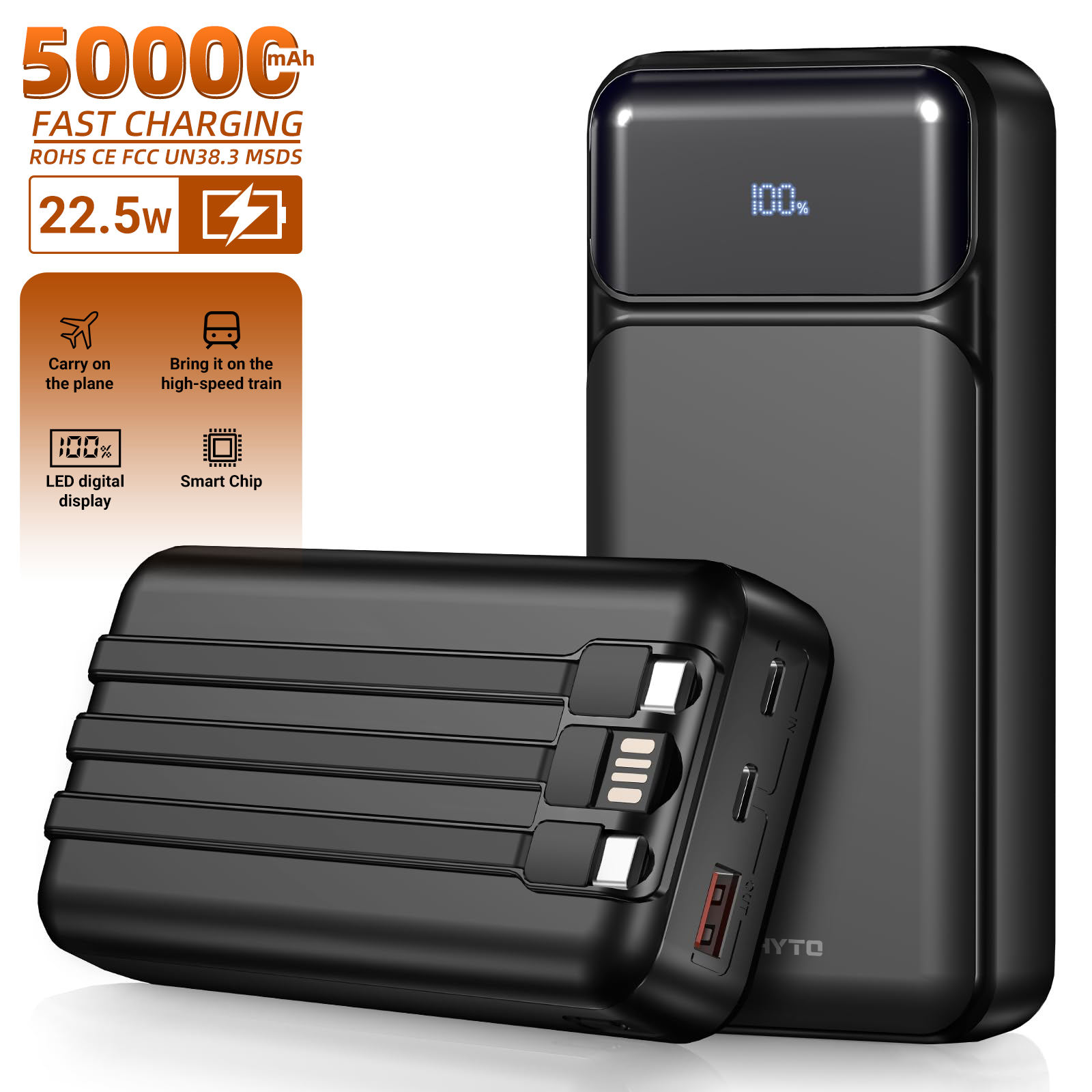 Powerbank 50000 mAh mit LED-Display 2