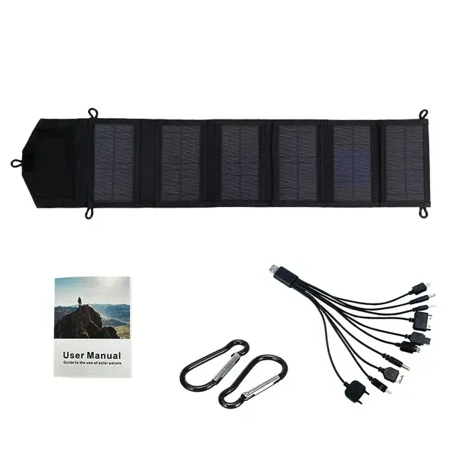 Faltbares 800-W-Solarpanel mit USB-Ladeanschluss 2
