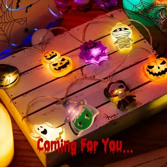 Halloween LED-Lichterkette 4