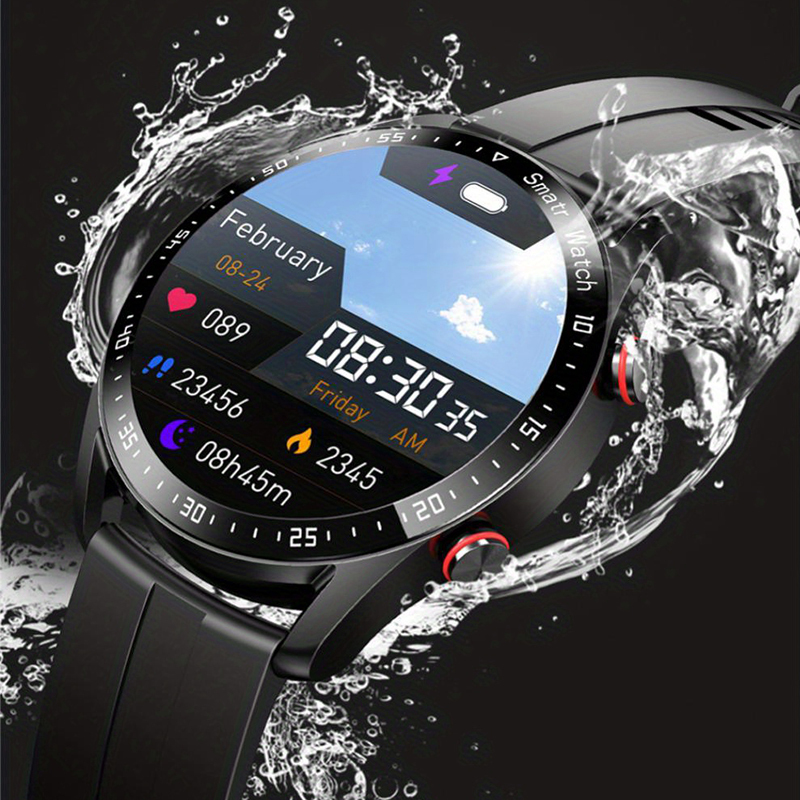 Wasserdichte Edelstahl-Smartwatch für Herren 3