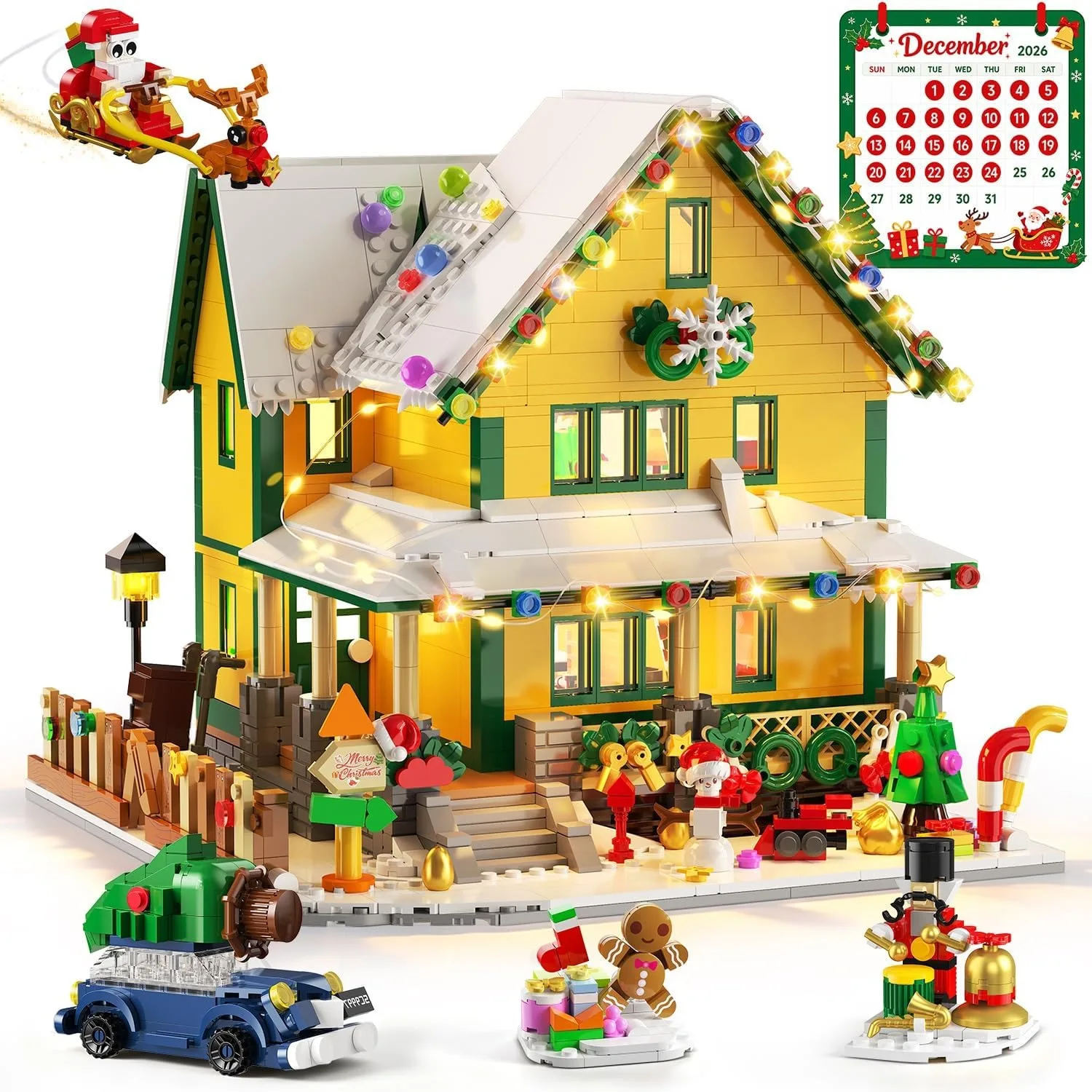 Weihnachtshaus-Bausatz