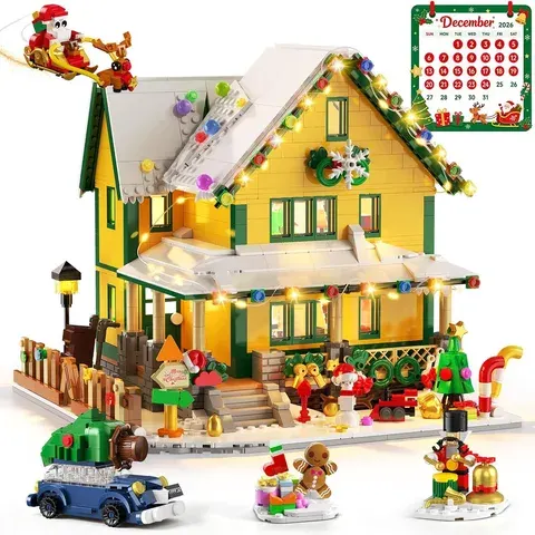 Weihnachtshaus-Bausatz