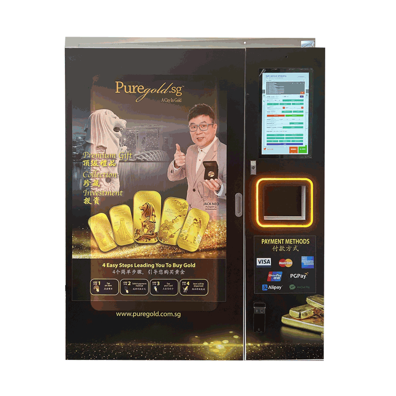 Automatischer Snack- und Getränke-Kombiautomat mit Warmspeisen 2