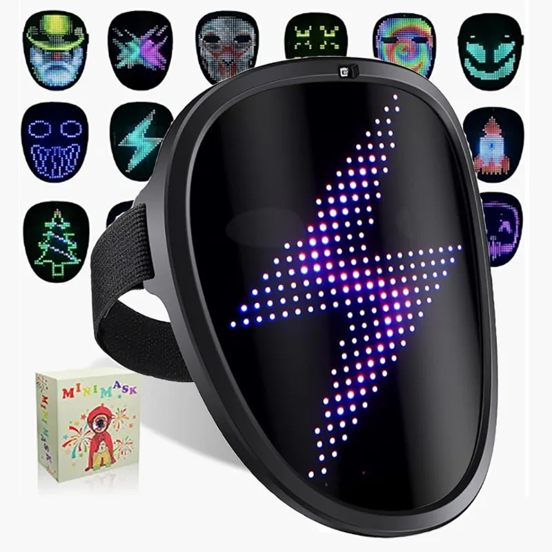LED-Kindermaske mit Gestensteuerung