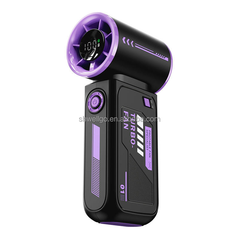 Leiser USB-Mini-Ventilator mit Digitalanzeige