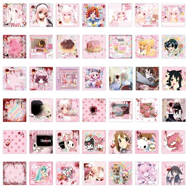 Cutecore Aufkleber-Set, 80 Stück 4