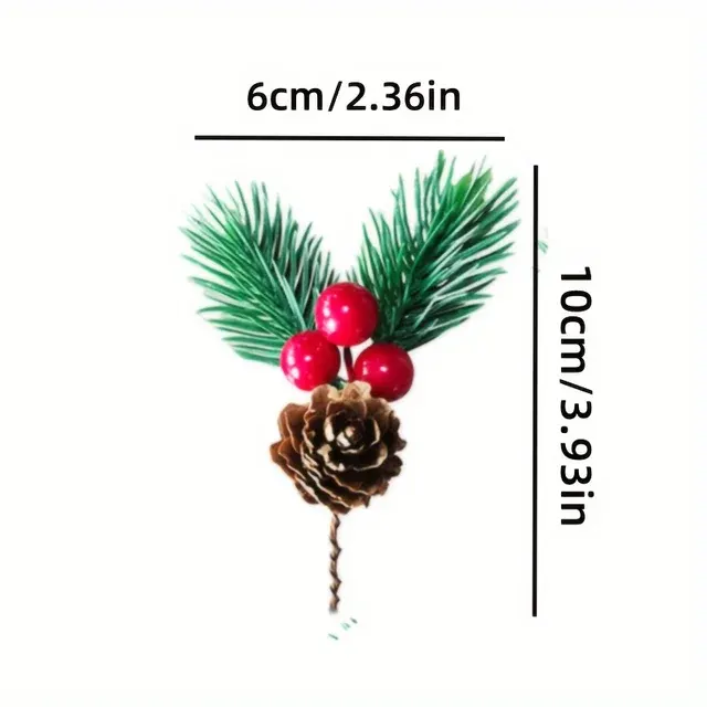 Kunst-Beeren-Kiefernzweige 2