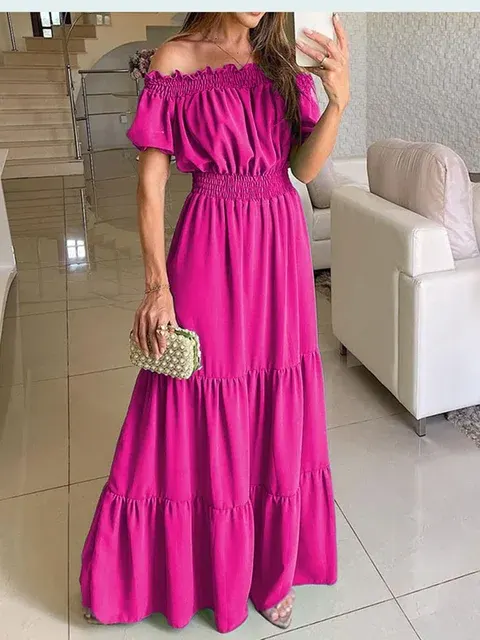 grünes Boho-Maxikleid 4