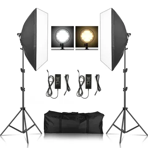 Softbox-Set mit Stativ