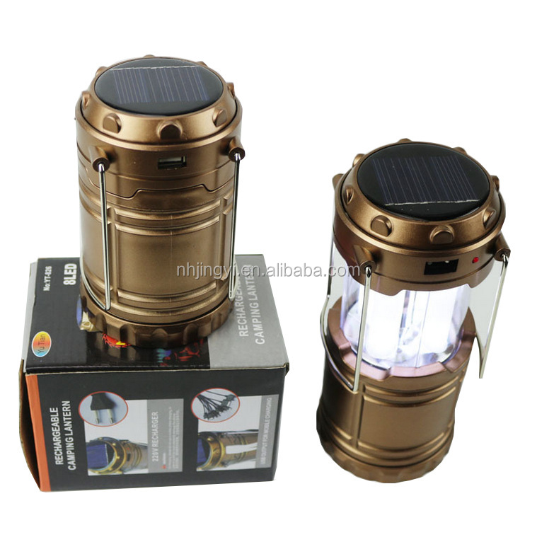 Wasserfeste Solar-Taschenlampe mit Campinglaterne 3